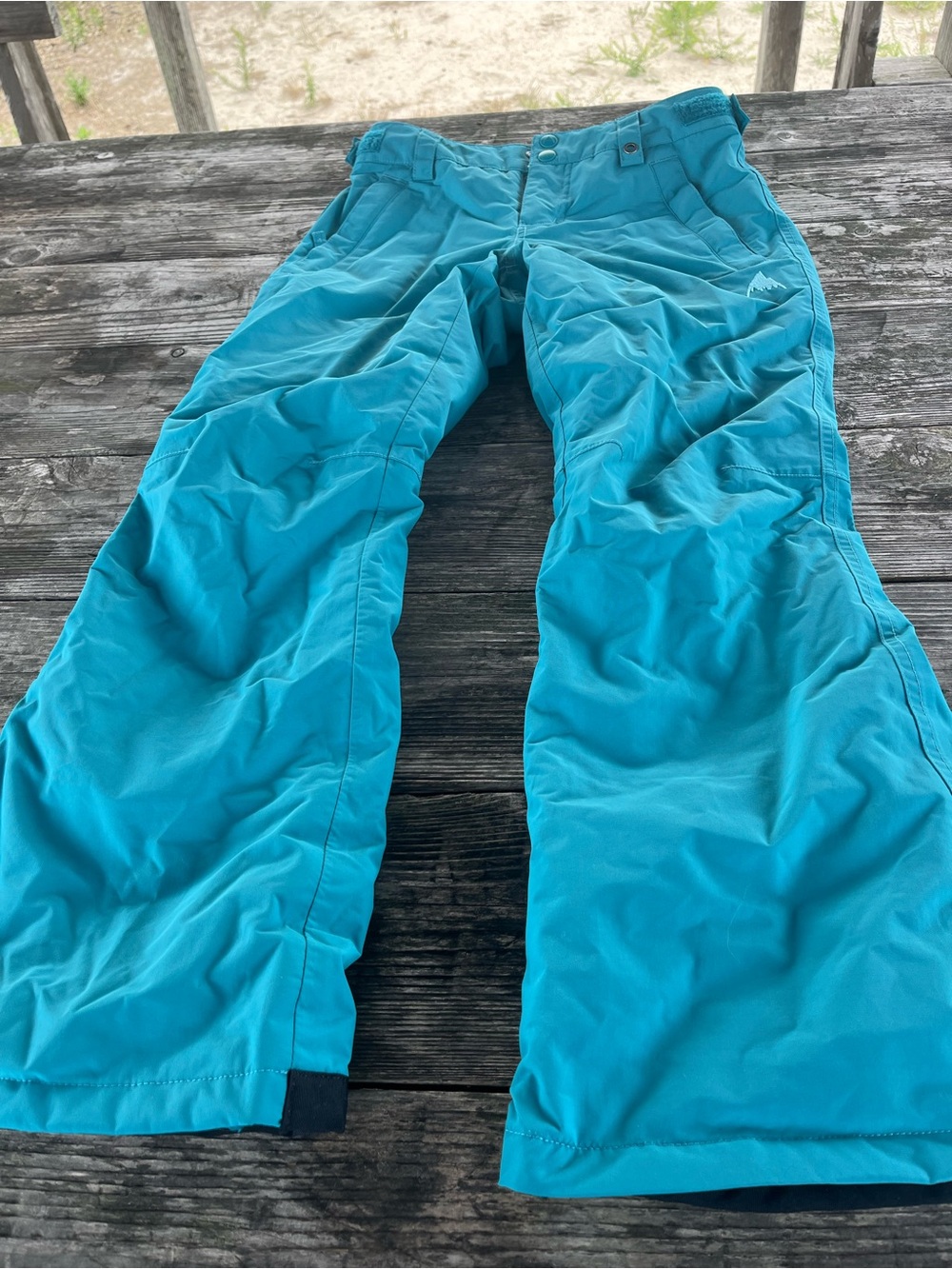BURTON SZ WOMENS MED . Teal Outdoor Snow Pants - Teal, good cond